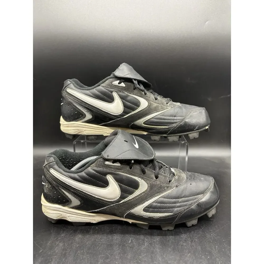 Nike Men's Keystone Low Baseball Cleats Black 317087–011 Size 12